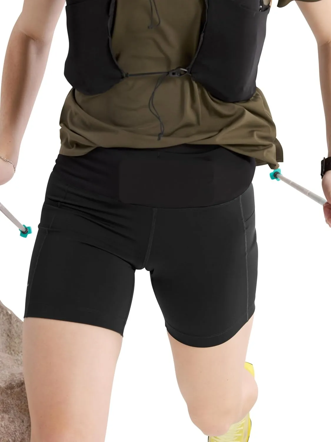 Arc'teryx Essent High-Rise Utility Short 6 Women's | Versatile Stretch Short with Bounce-Free Storage