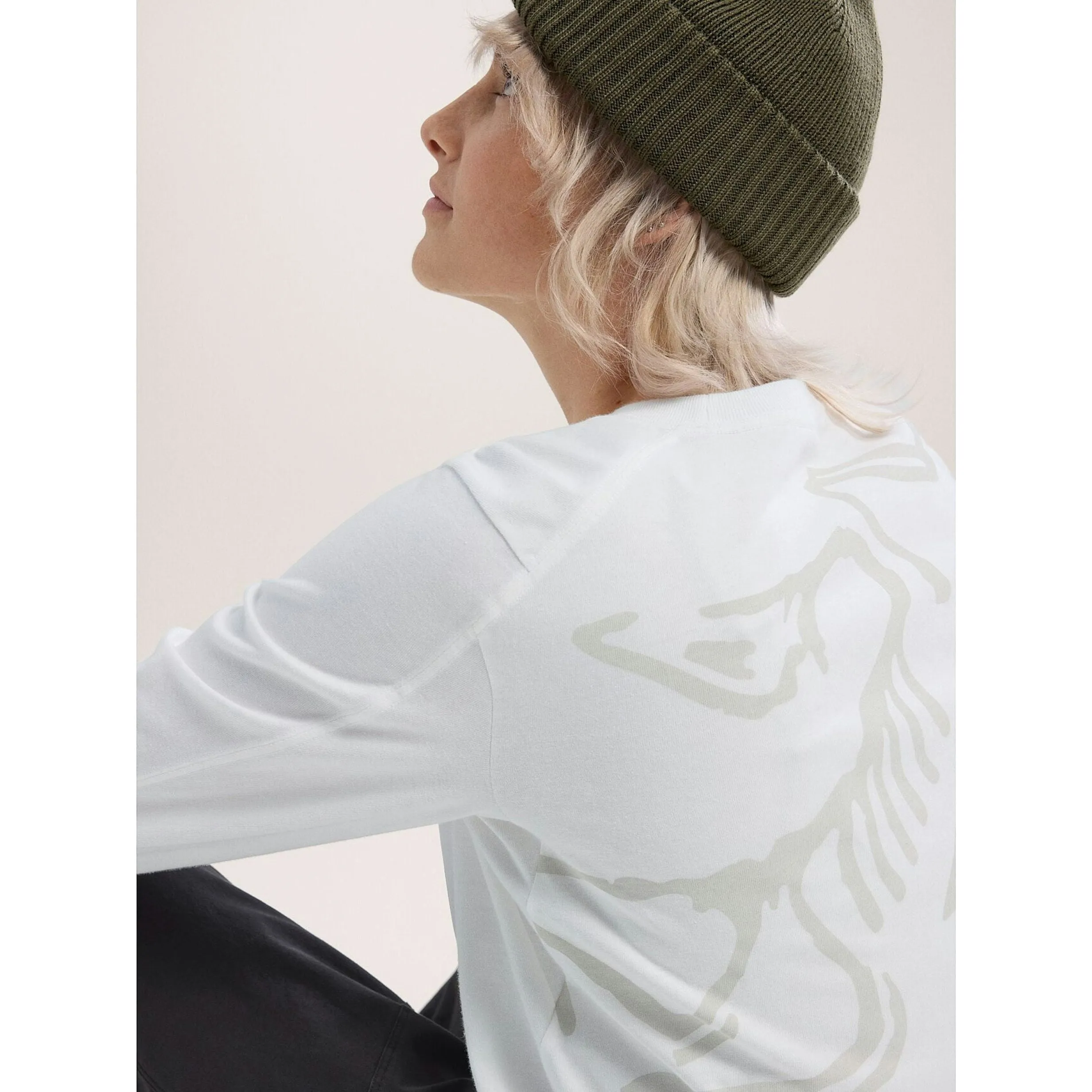 Arc'teryx Women's Kragg Cotton Bird Crew Neck Shirt LS