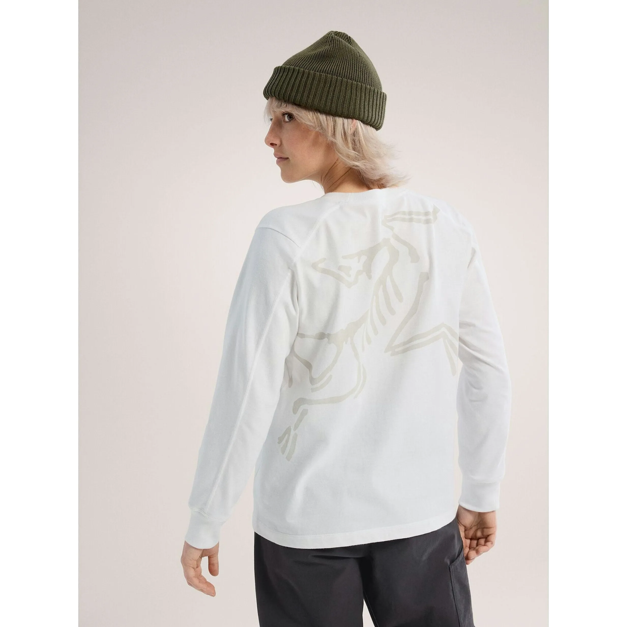 Arc'teryx Women's Kragg Cotton Bird Crew Neck Shirt LS