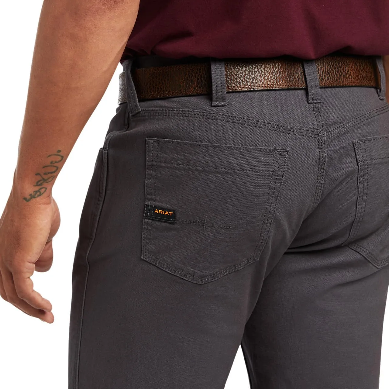 ARIAT Men's Rebar M7 Slim Durastretch Made Tough Straight Pant
