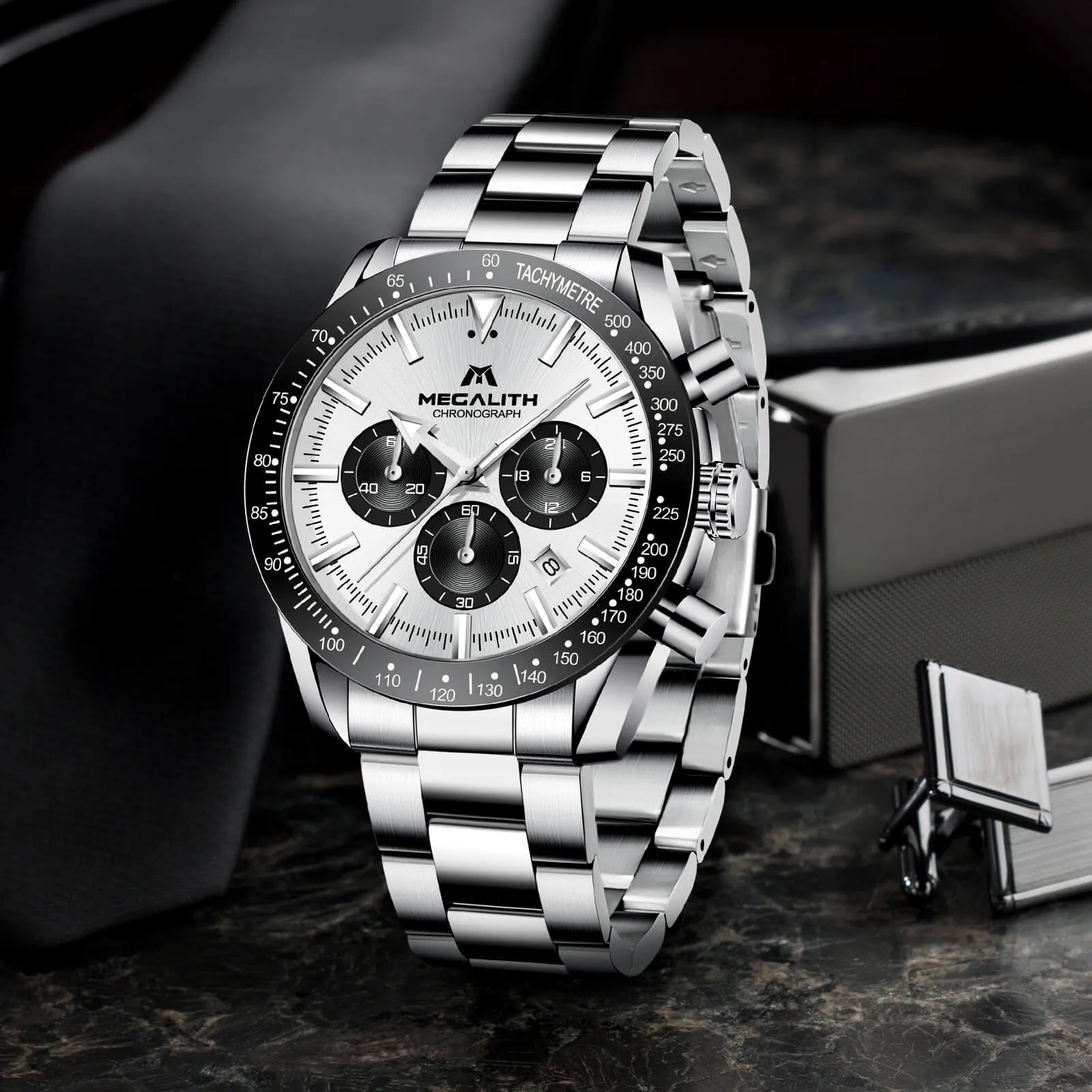 Chronograph Watch | Stainless Steel Band | 8271M