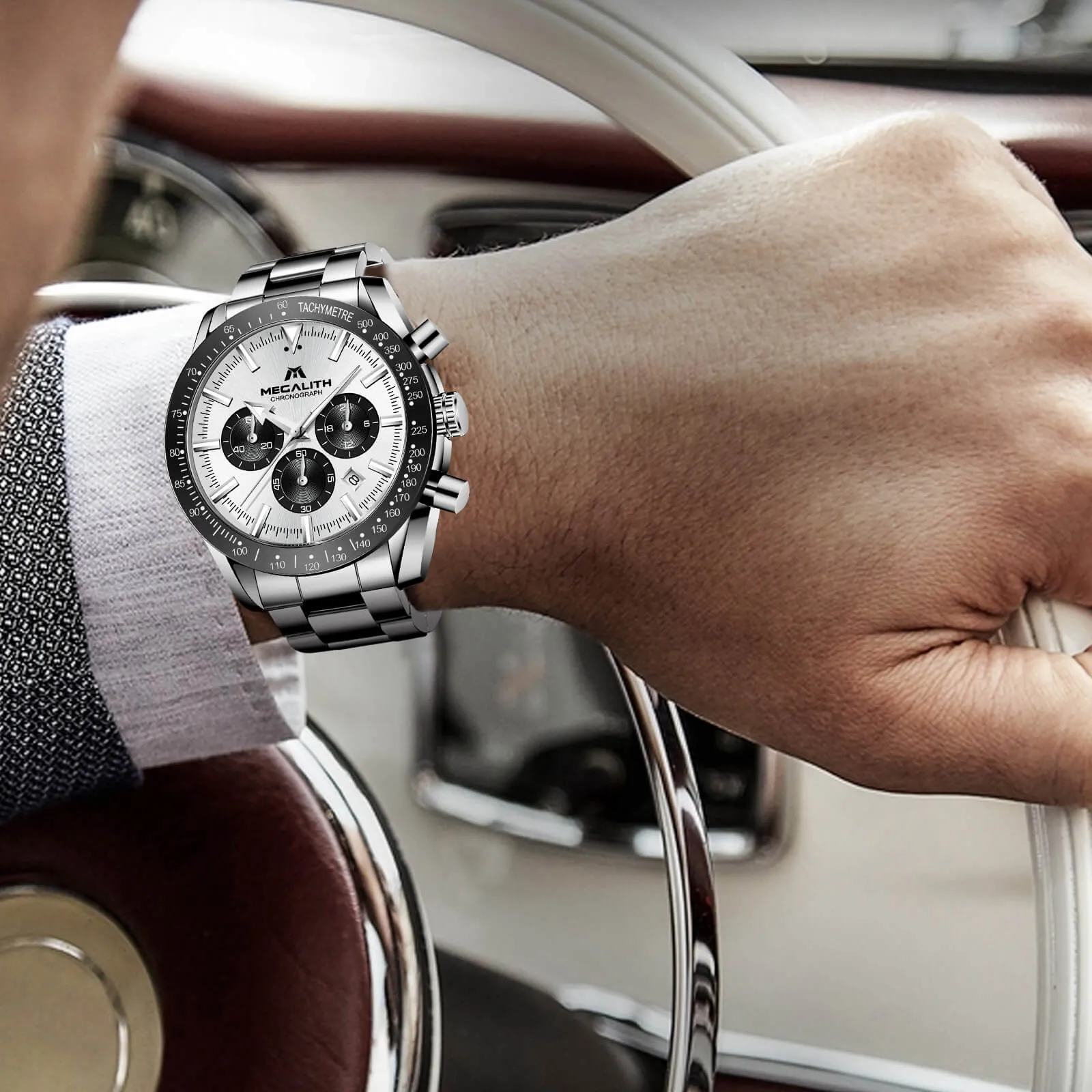 Chronograph Watch | Stainless Steel Band | 8271M