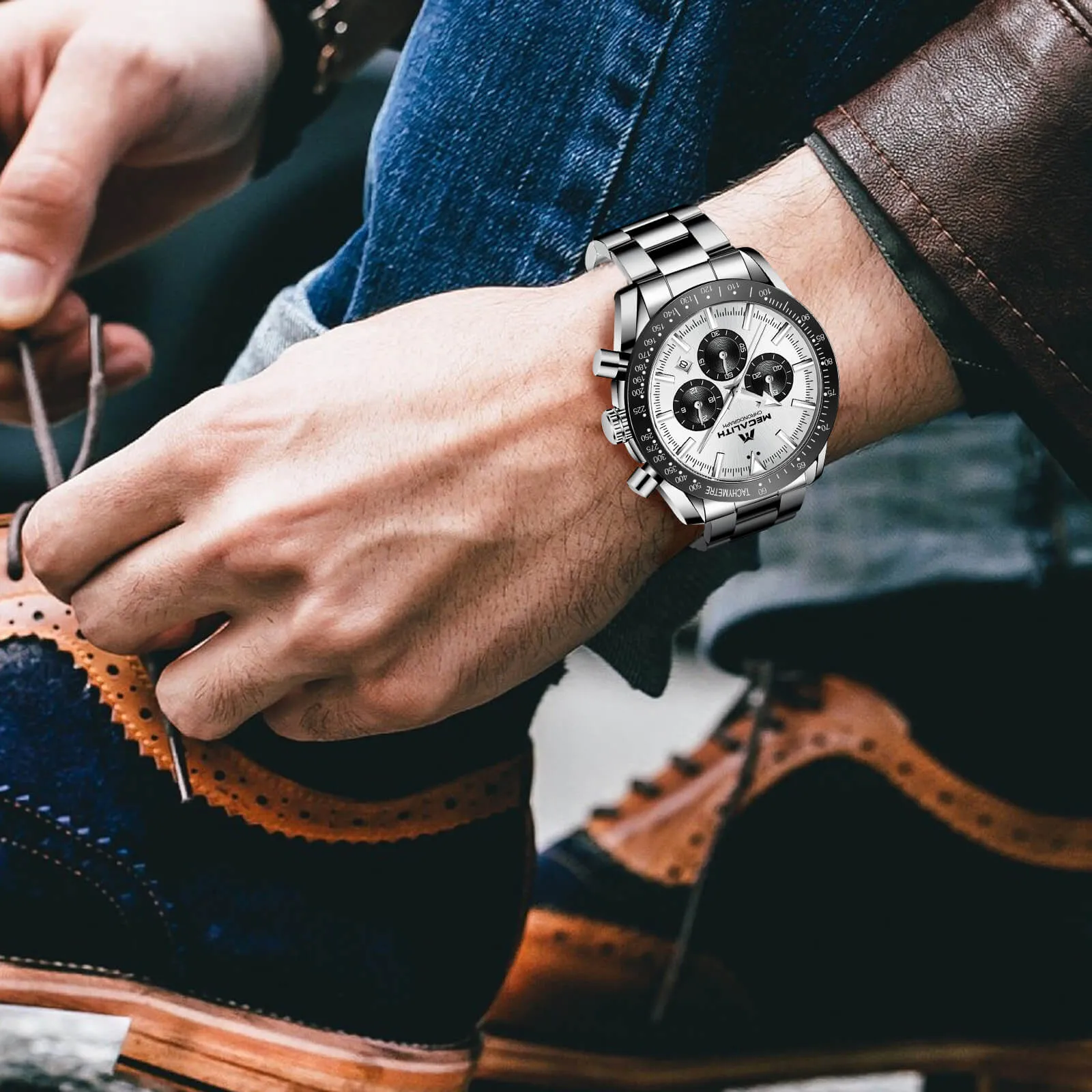 Chronograph Watch | Stainless Steel Band | 8271M