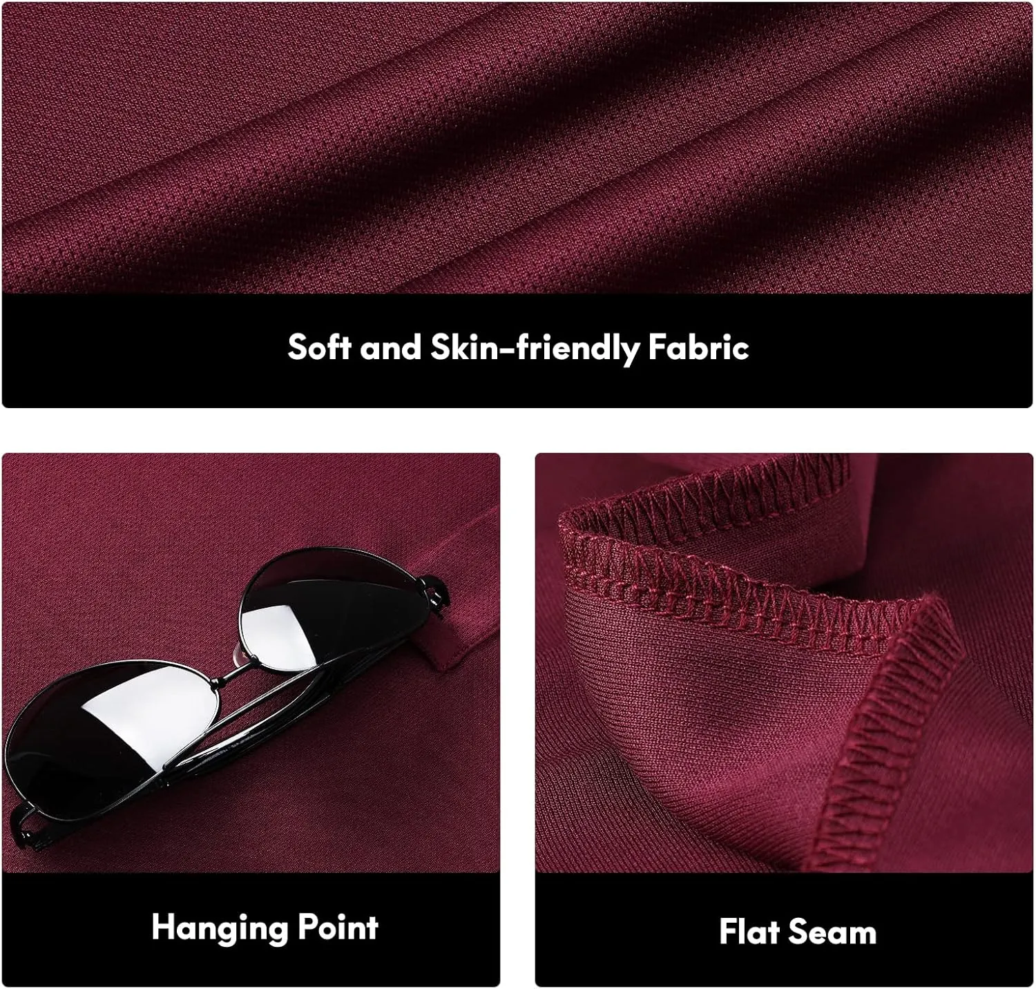 Haimont Polo Shirts for Men-Dry Fit Short Sleeve Collared Golf T-Shirts Business Casual Work Polos, Moisture Wicking