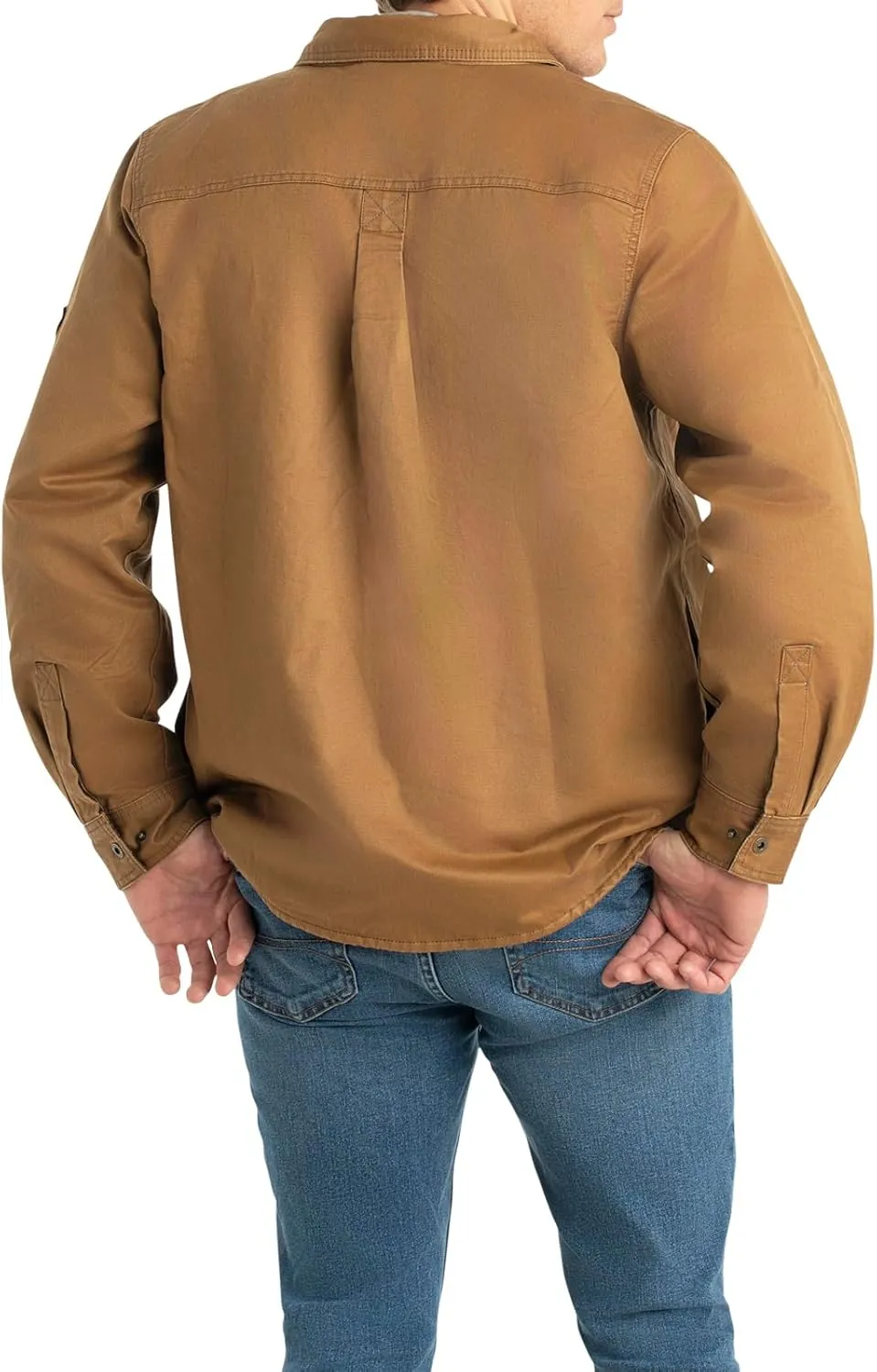 Legendary Whitetails Journeyman Shirt Jacket Flannel Lined Shacket for Men Water-Resistant Coat Rugged Fall Clothing
