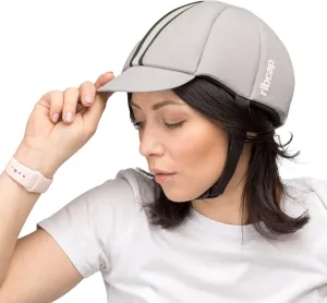 Ribcap Hardy Medical Grade Protective Helmet | Platin | Soft Helmet for Epilepsy | Protective Helmet for Seizures | Fashionable and No Stigma