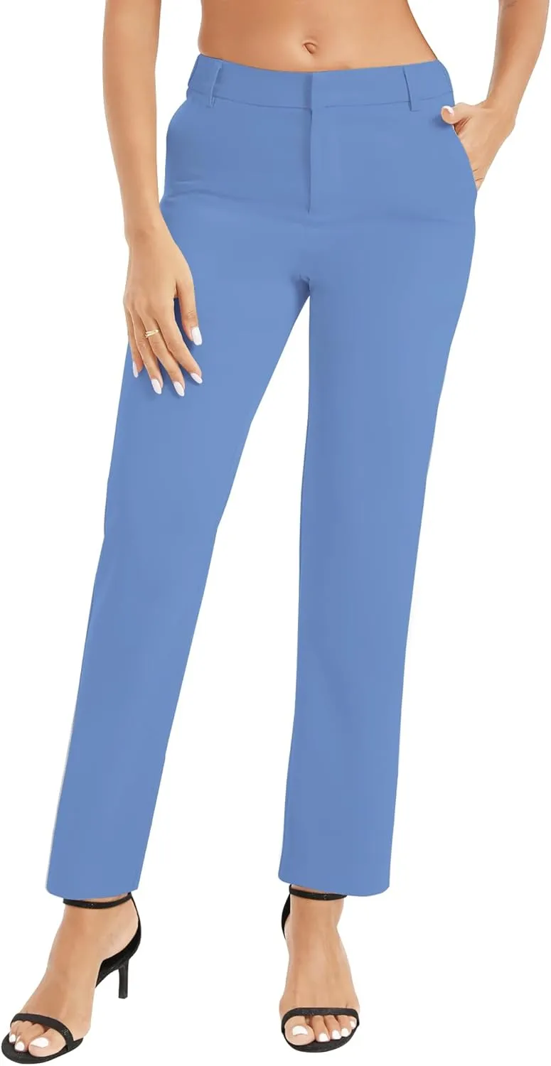 Urban CoCo Women's High Waisted Dress Pants 2024 Fall Stretch Work Slacks for Women Business Casual