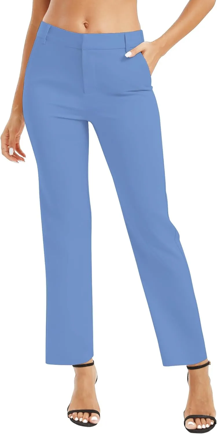 Urban CoCo Women's High Waisted Dress Pants 2024 Fall Stretch Work Slacks for Women Business Casual